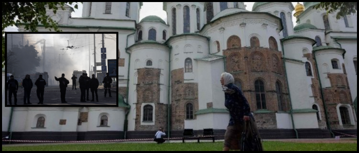 Ukraine's Zelenskyy Condemns Russian Drone Strike on Kyiv's Historic Cathedral