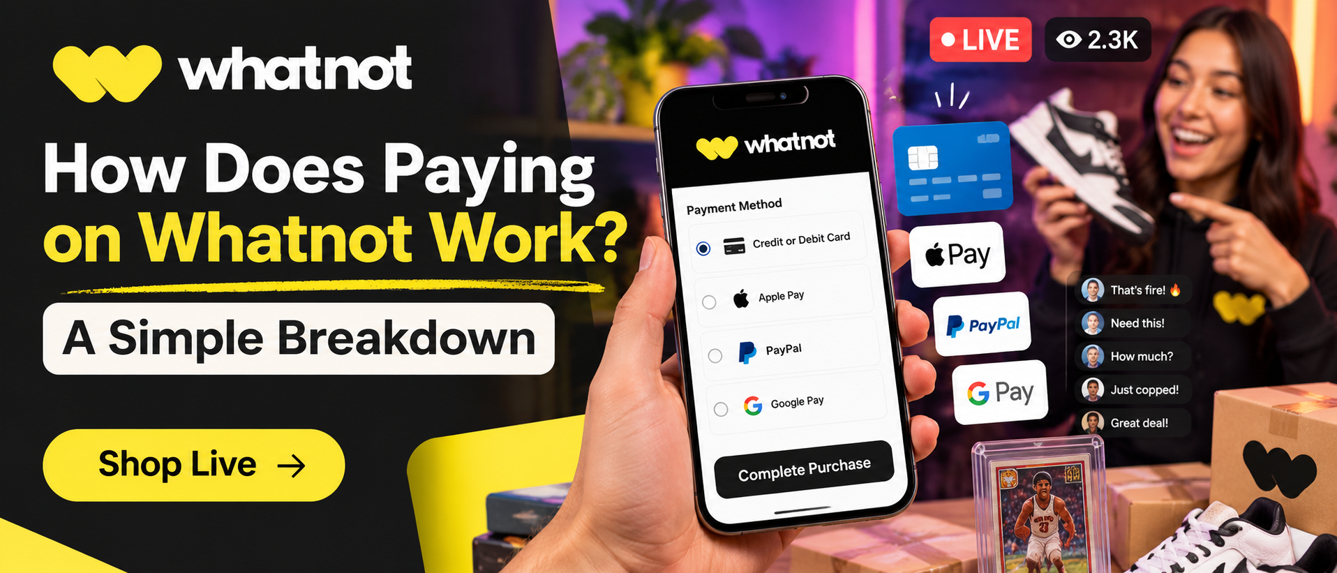 How Does Paying on Whatnot Work? A Simple Breakdown