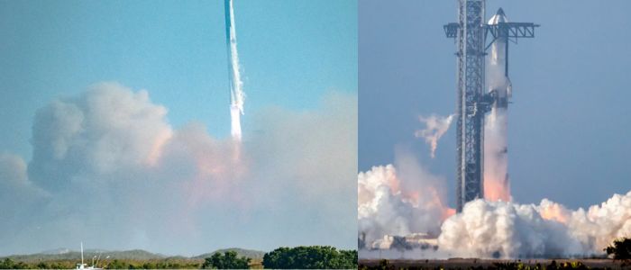 SpaceX Starship Disintegrates Over Ocean During Test Flight