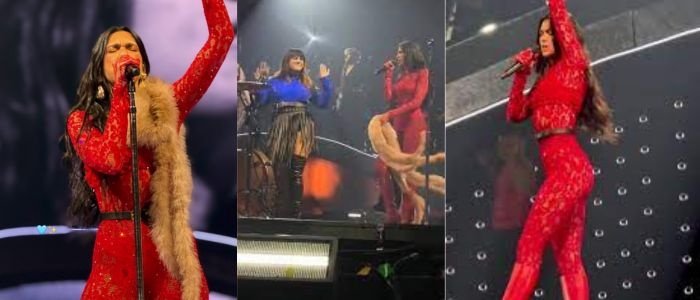 Dua Lipa Joins Ewa Farna On Stage in Prague
