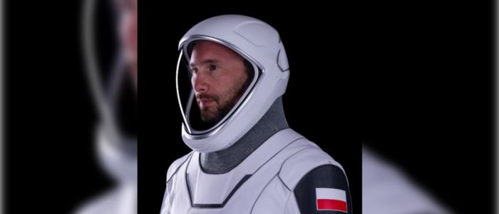 Polish Astronaut Reveals Spacesuit Ahead of Historic Space Mission