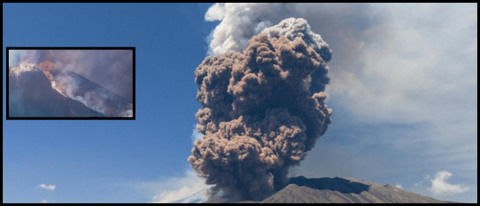 Mount Etna Erupts with Ash Plumes and Explosions
