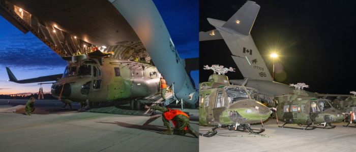 Canadian Chinook Helicopters Arrive to Boost NATO in Latvia