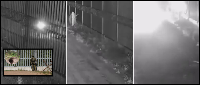 Molotov Cocktail Thrown at Polish Border Guards