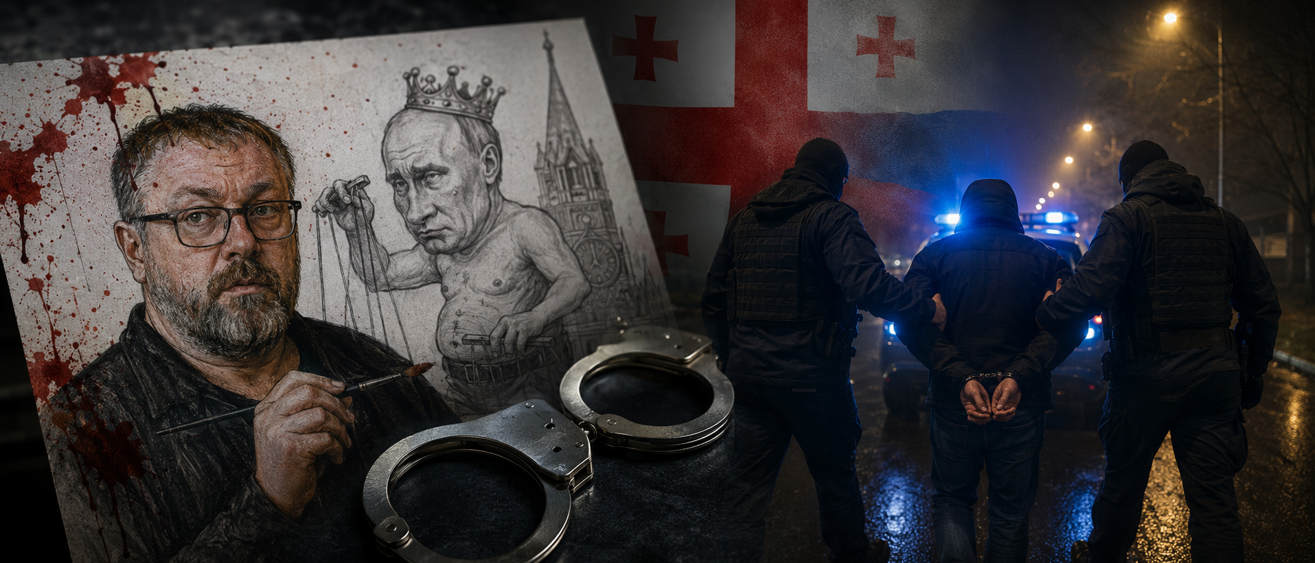 Georgian National Arrested Over Murder of Anti-Putin Russian Artist