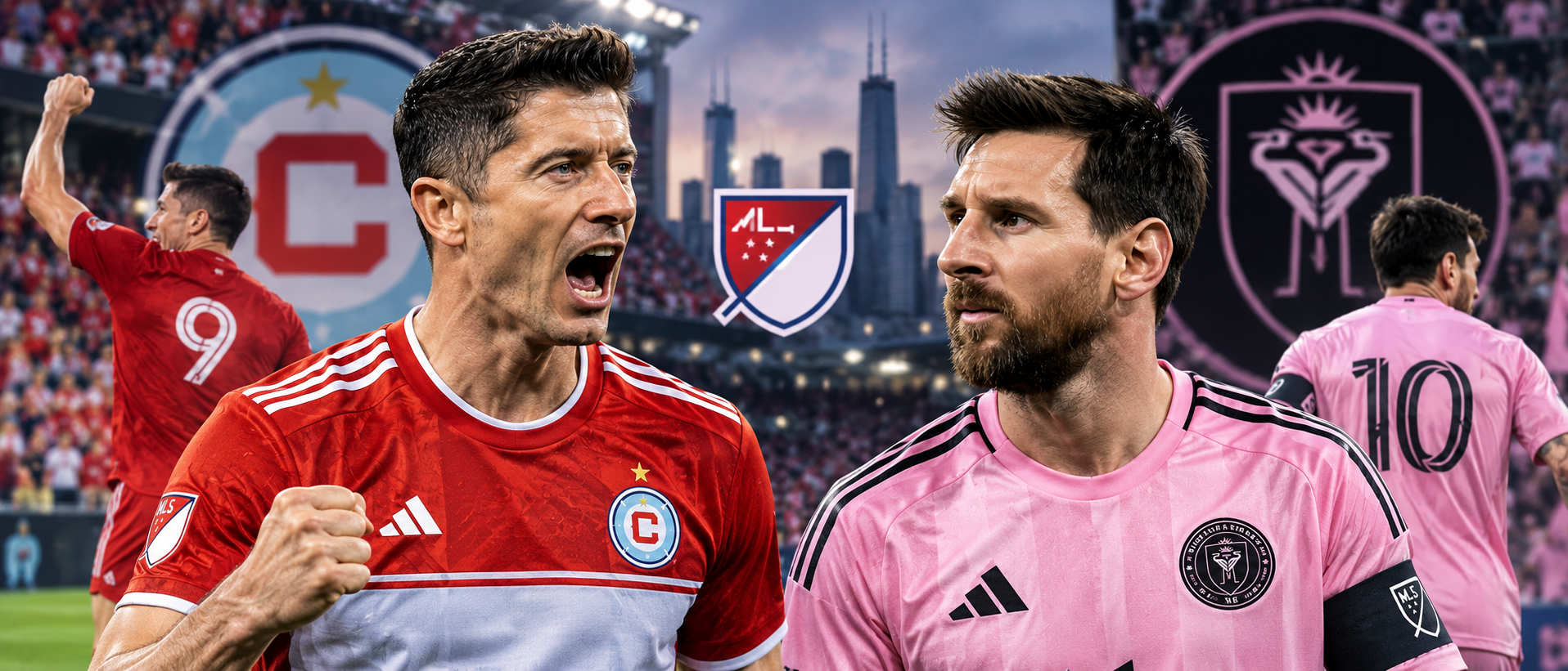 Lewandowski Outshines Messi as Chicago Draws Miami