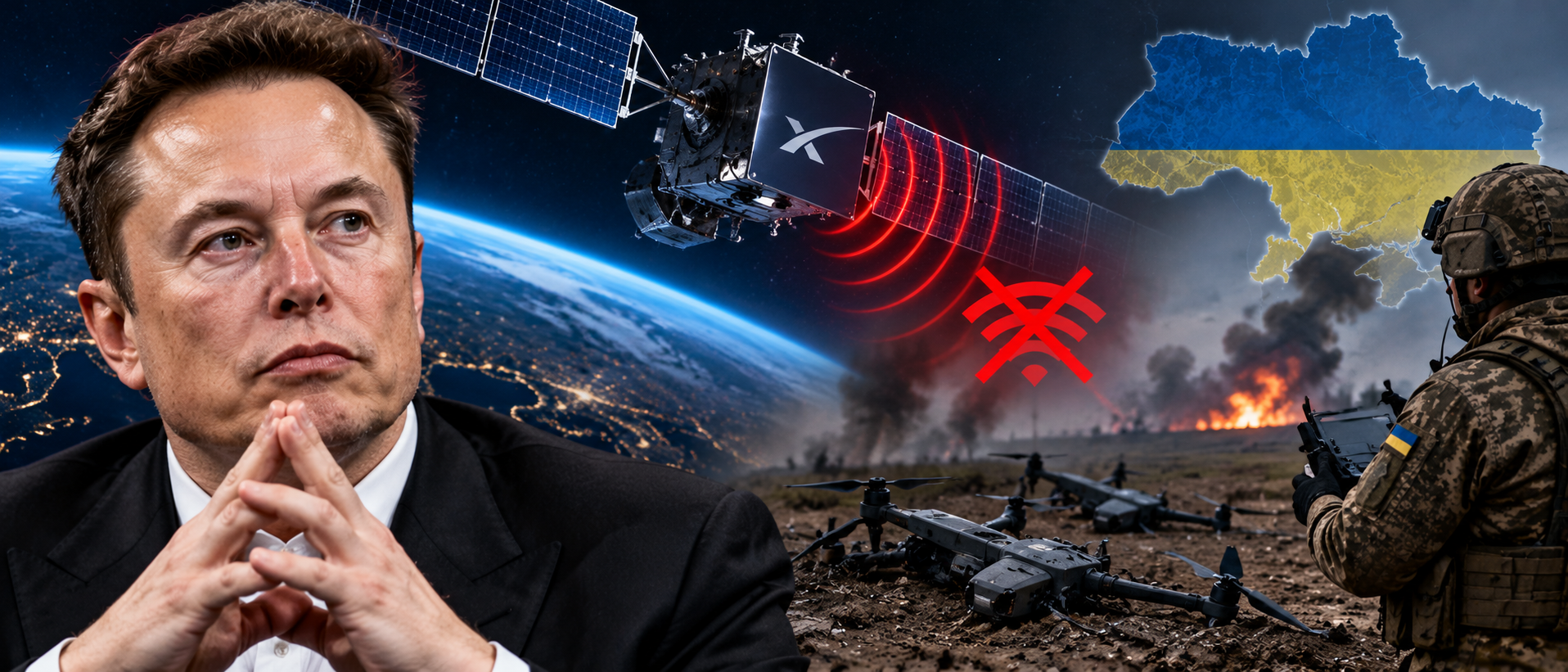 Musk Reportedly Ordered Slowdown of Ukraine's Satellite Link